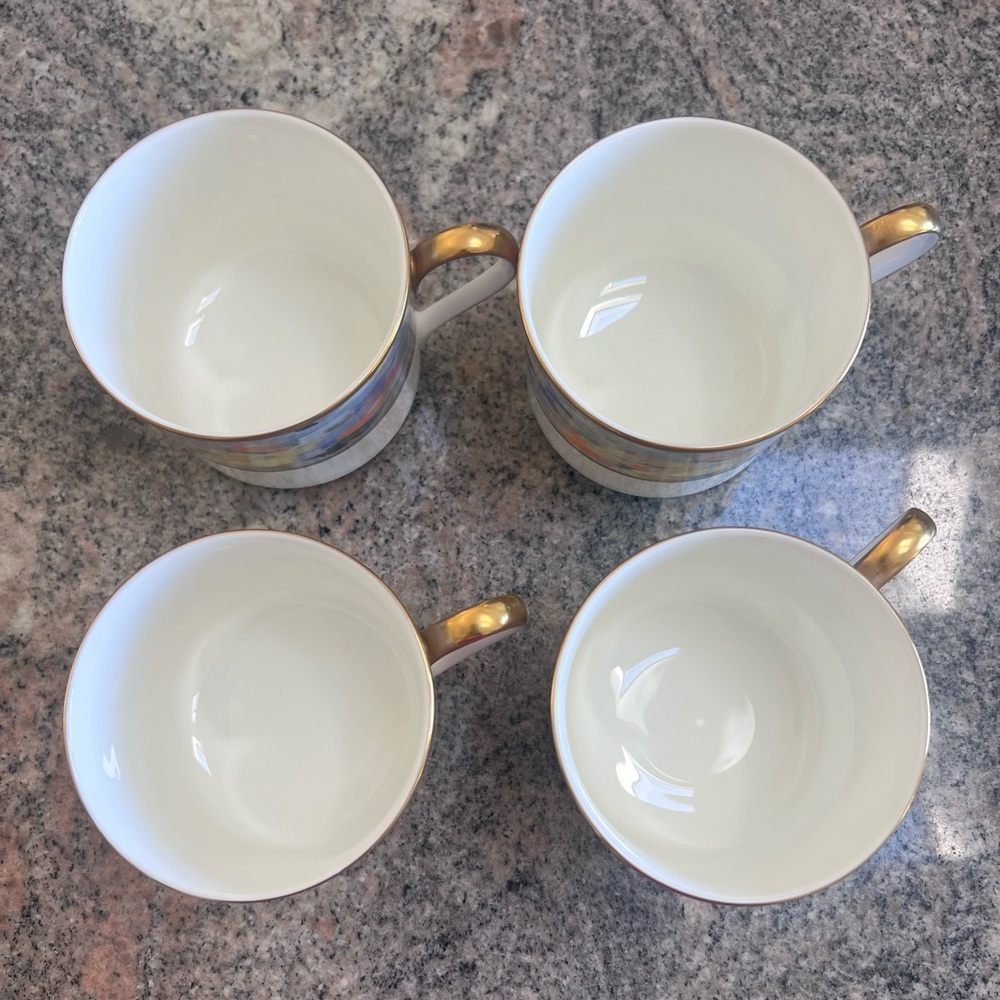 Mikasa Montmartre cups and saucers, bread and butter plates, and salad plates - Picture 11 of 17